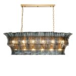 Pendant Lamp Venezia Blue 130cm (2)