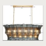 Pendant Lamp Venezia Blue 130cm (5)