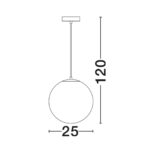 Pendant Light Serita Ø25cm (5)