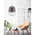 Pendant Light Smoke Grey Ø45x55 120cm (2)