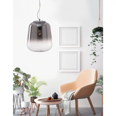 Pendant Light Smoke Grey Ø45x55 120cm (2)