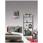 Pendant Light Smoke Grey Ø45x55 120cm (4)