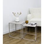 Side Table Alrik Set Beige 38x38cm (7)