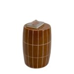 Помошна маса Bliss Tile кафеава Ø33см