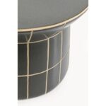 Side Table Bliss Tile Rim Blue Ø38cm (7)