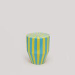 Side Table Candy Stripes Blue Ø30cm (3)