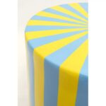 Side Table Candy Stripes Blue Ø30cm (6)