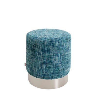 Stool Berry High Silver Light Blue Ø39cm A