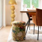 Stool Flower Fever Yellow Ø39cm (4)