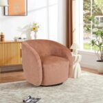 Swivel Armchair Barrelo Dusty Rose (2)