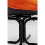 Swivel Armchair Oscar Velvet Orange (14)