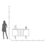 Столна ламба Animal Rabbit LED зелена 29см