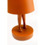 Llambë Tavoline me Kafshë Lepuri LED Portokalli 29cm (10)