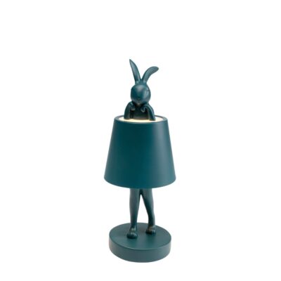 Table Lamp Animal Rabbit LED Petrol 29cm