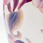 Vase Lillies Pink 37cm (8)