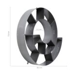 Wall Shelf Snail Silver Grey (6)