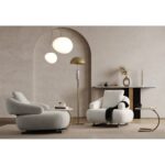Armchair Prada Light Grey (8)