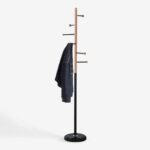 Coat Rack Serea Black Natural 175cm (4)
