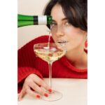 Cocktail Glass Party Dots 19cm (4)