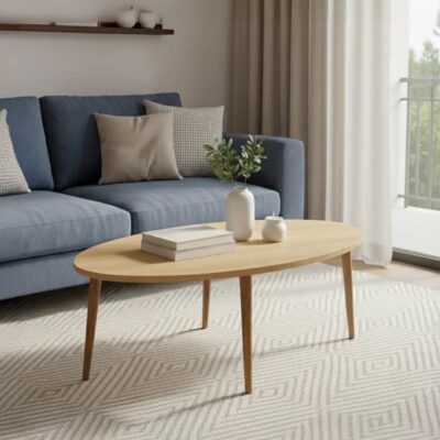 Coffee Table Barton Sonoma Brown 90x45cm (2)
