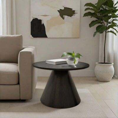 Coffee Table Donda Black Ø60cm (2)