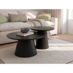 Coffee Table Donda Black Ø60cm (4)