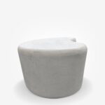Coffee Table Fedris White 80x70cm (4)