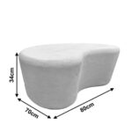 Coffee Table Fedris White 80x70cm (5)