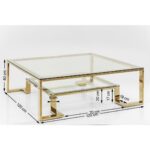 Coffee Table Gold Rush 120x120cm (18)
