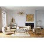 Coffee Table Gold Rush 120x120cm (2)