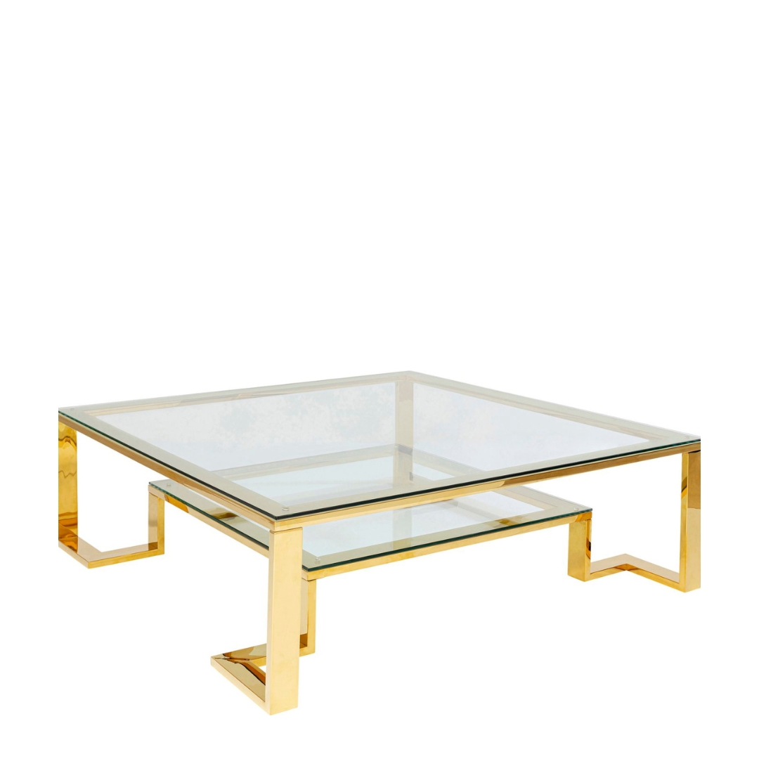 Coffee Table Gold Rush 120x120cm Coffee Table Gold Rush 120x120cm