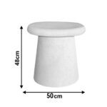 Coffee Table Herona White Ø50cm (4)