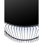 Coffee Table Wire Uno Black Ø80cm (10)