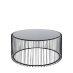 Coffee Table Wire Uno Black Ø80cm (5)