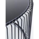 Coffee Table Wire Uno Black Ø80cm (9)