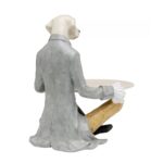 Deco Figurine Gentleman Dog Tray 29cm (10)