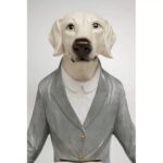 Deco Figurine Gentleman Dog Tray 29cm (12)