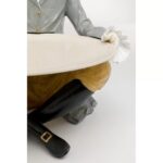 Deco Figurine Gentleman Dog Tray 29cm (14)