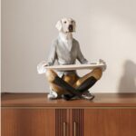 Deco Figurine Gentleman Dog Tray 29cm (3)