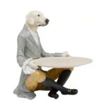Deco Figurine Gentleman Dog Tray 29cm (8)