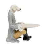 Deco Figurine Gentleman Dog Tray 29cm (9)