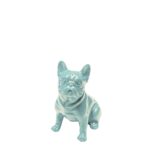 Deco Figurine Perro Sit Blue 9cm