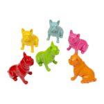 Deco Figurine Perro Sit Green 9cm (2)