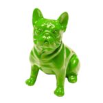 Deco Figurine Perro Sit Green 9cm (4)