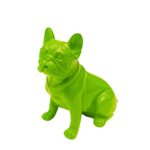 Deco Figurine Perro Sit Green 9cm (5)