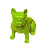 Deco Figurine Perro Sit Green 9cm (7)