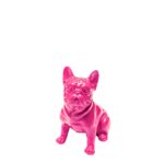 Deco Figurine Perro Sit Pink 9cm (8)
