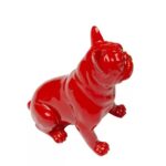 Deco Figurine Perro Sit Red 9cm (5)