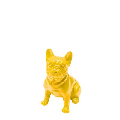 Deco Figurine Perro Sit Yellow 9cm (8)