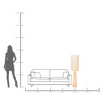 Floor Lamp Marleen Beige Boucle 130cm (12)